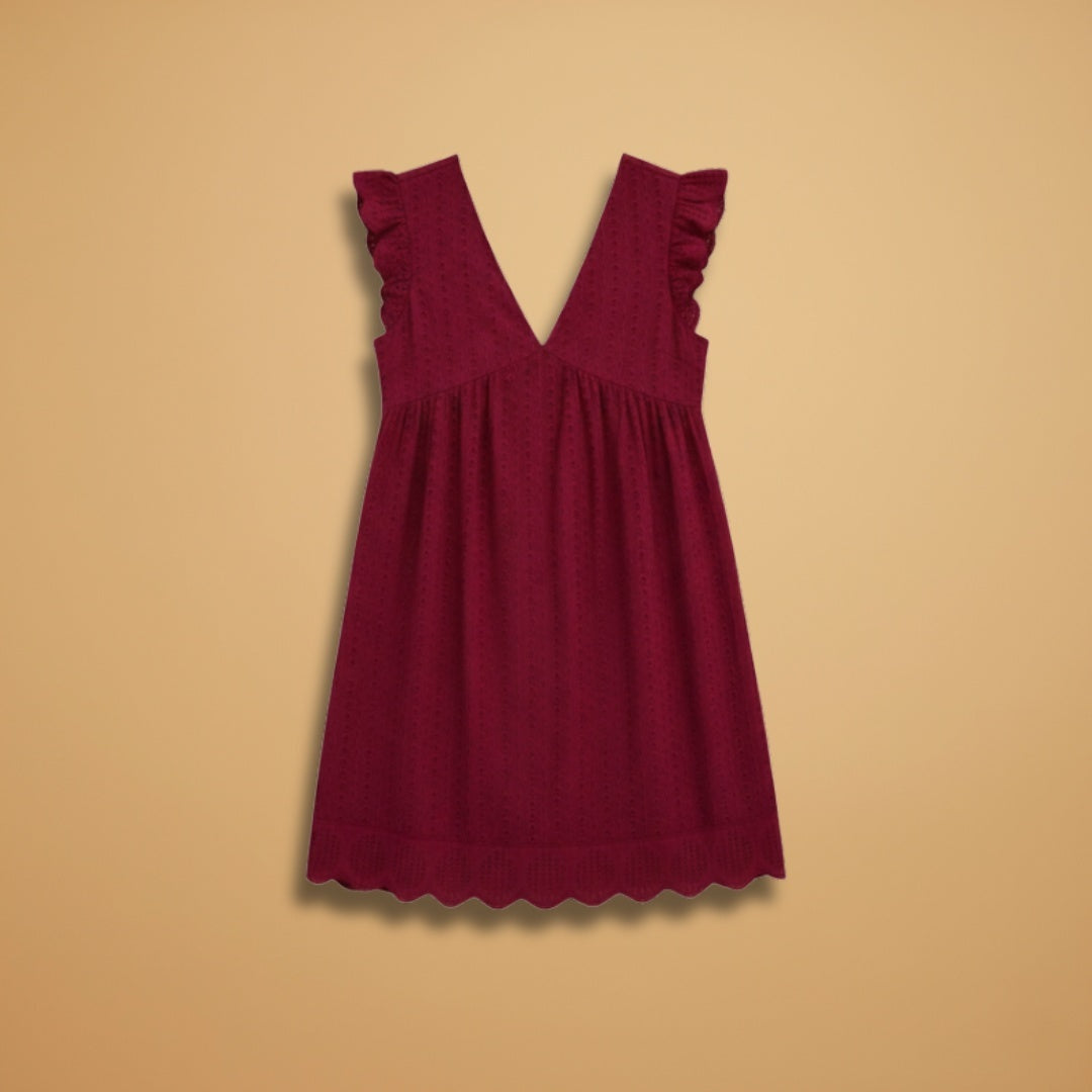 Helena | Vestido Curto Decote V Mulher Alças