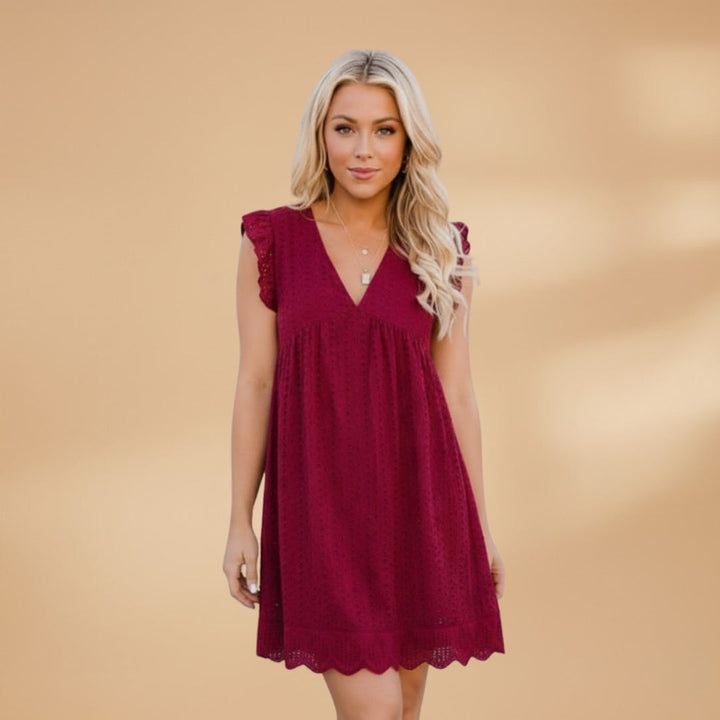 Helena | Vestido Curto Decote V Mulher Alças