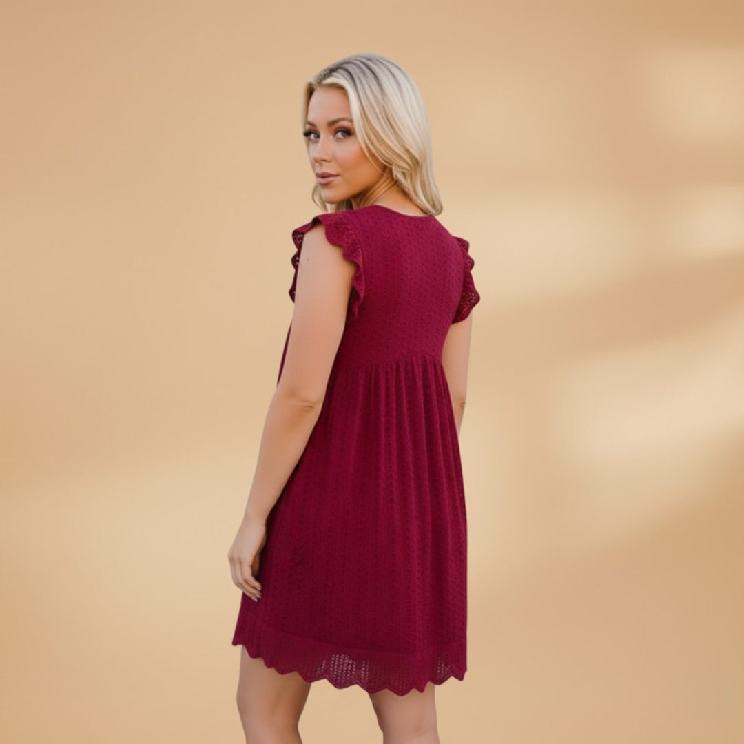 Helena | Vestido Curto Decote V Mulher Alças