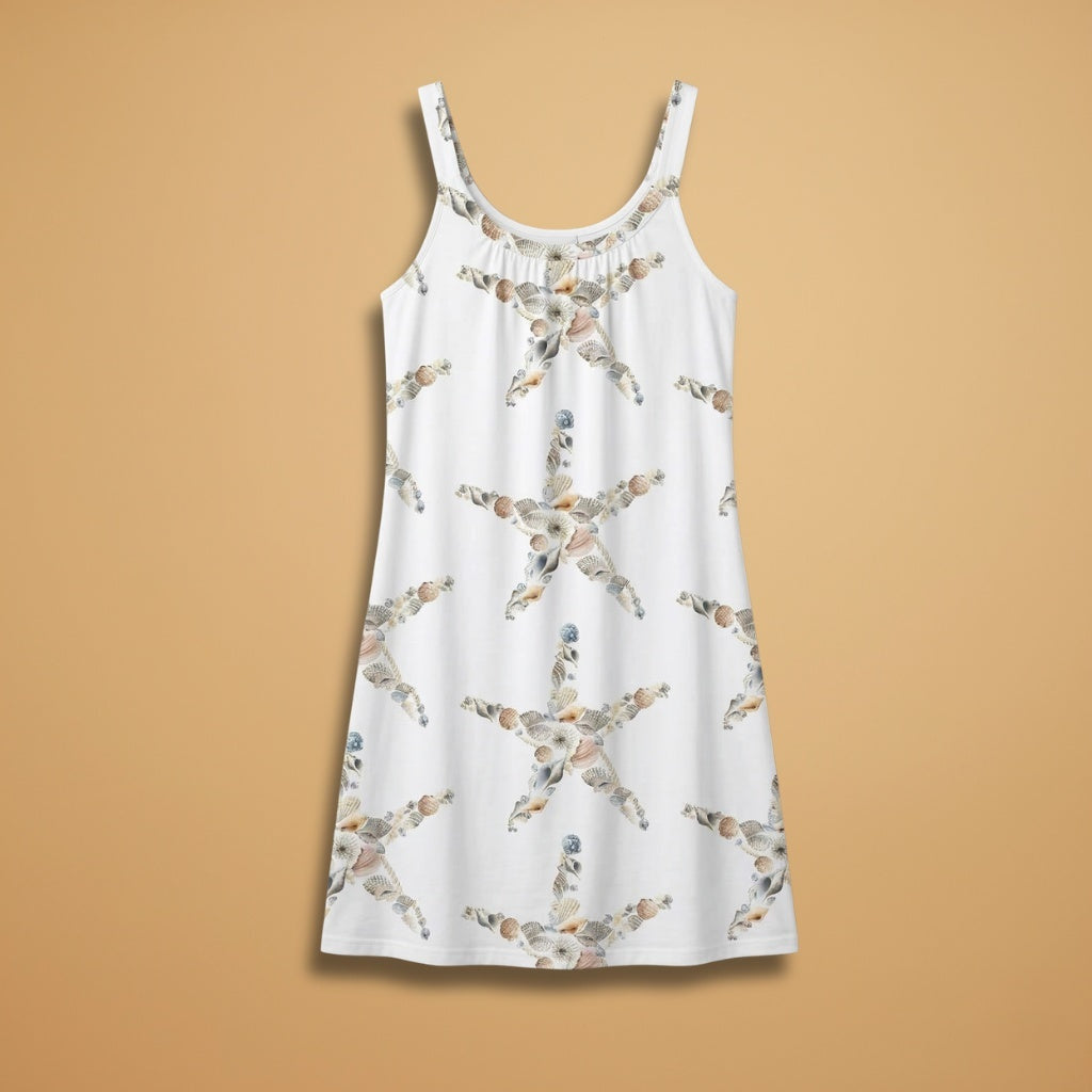 Diana | Vestido Curto Estampado Mulher Alças