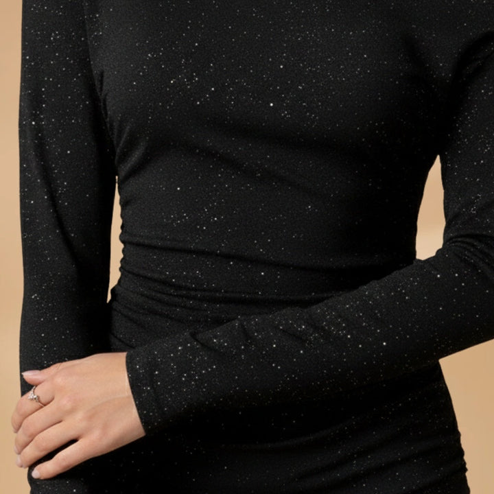 Helena | Vestido Curto Um Ombro Mulher Franzido
