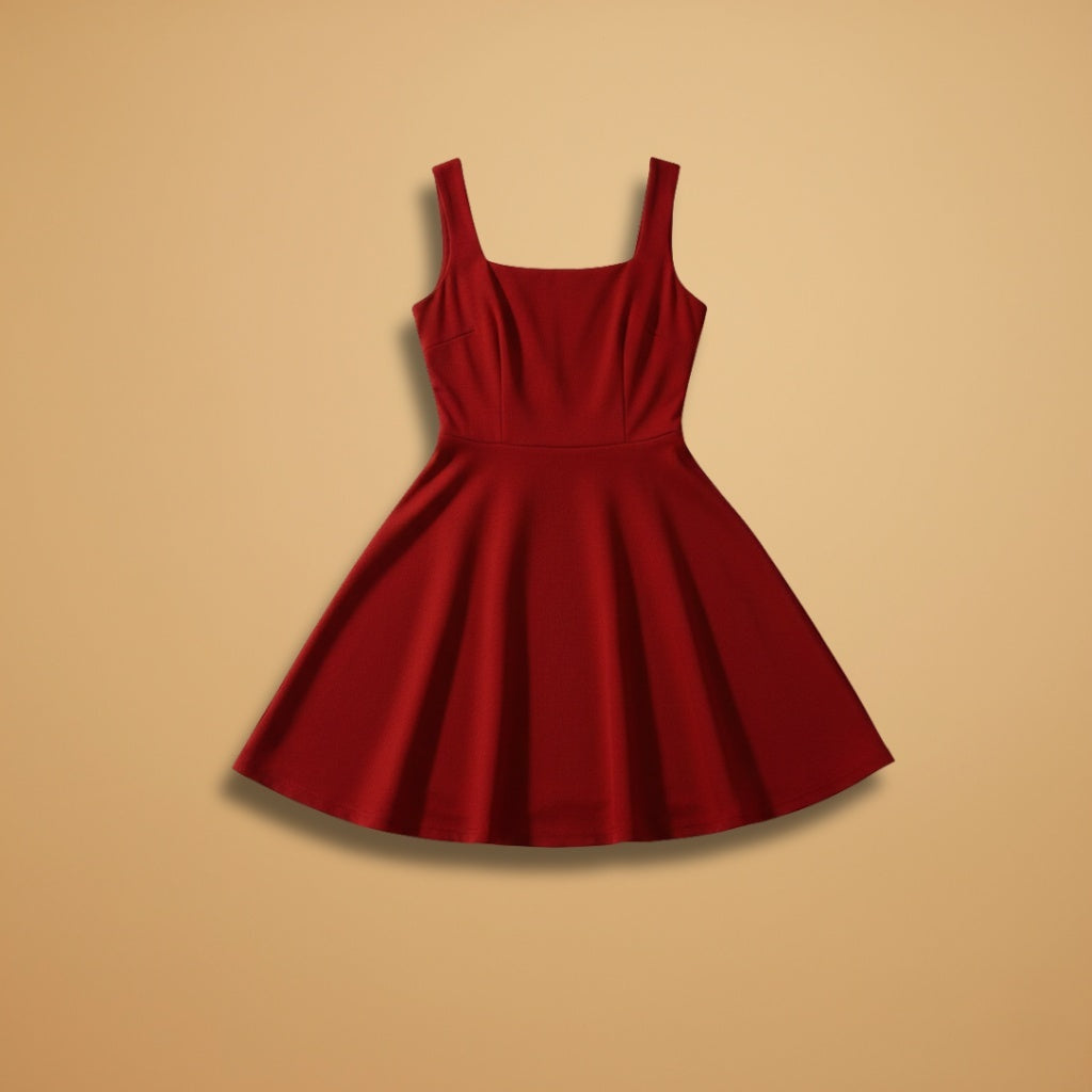 Rita | Vestido de Festa A-Line Mulher Decote Quadrado