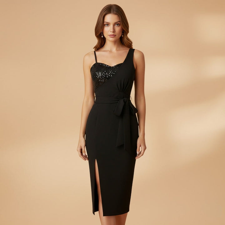 Conceição | Vestido de Festa Lantejoulas Mulher Assimétrico