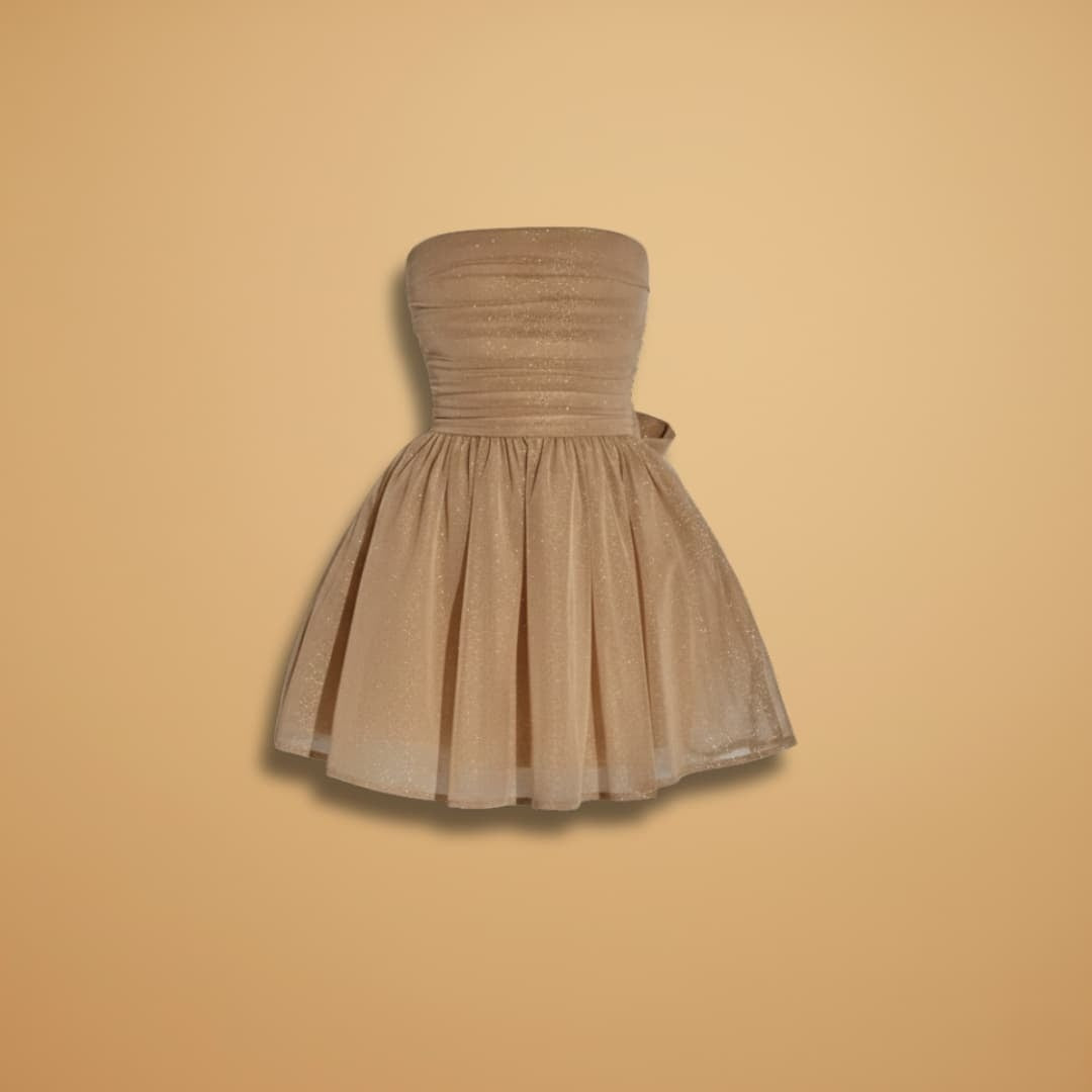 Teresa | Vestido de Festa Lantejoulas Mulher Decote Palavra