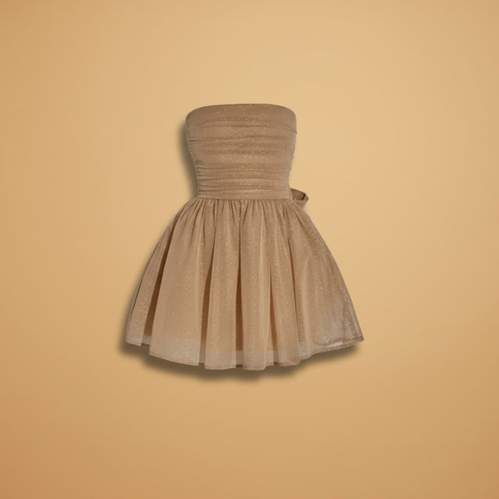 Teresa | Vestido de Festa Lantejoulas Mulher Decote Palavra