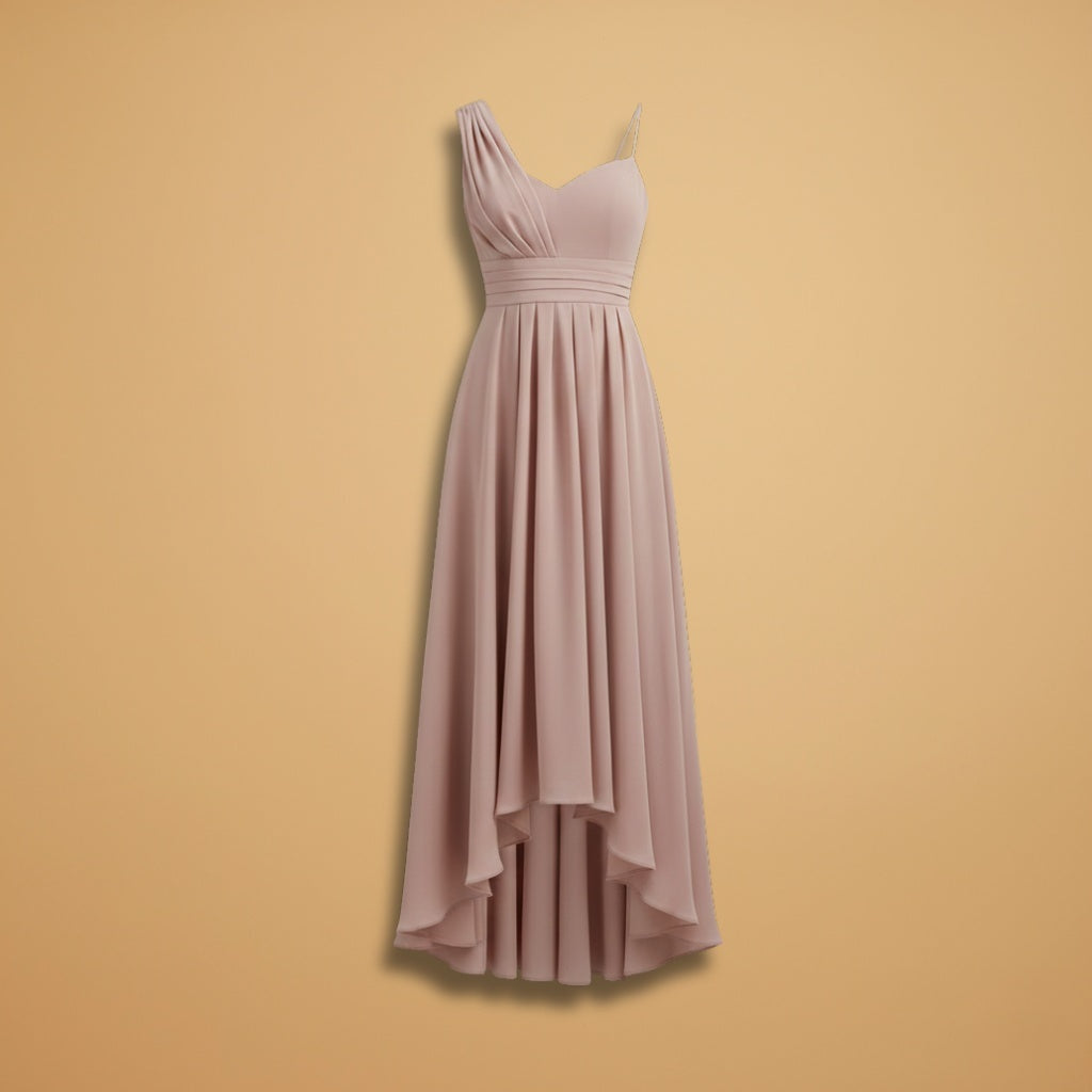 Elsa | Vestido de Gala Assimétrico Mulher Cintura Alta