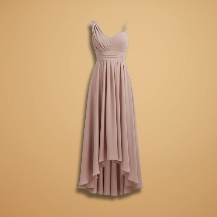 Elsa | Vestido de Gala Assimétrico Mulher Cintura Alta