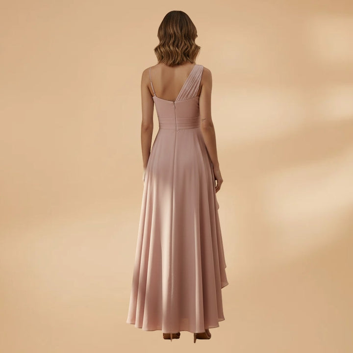 Elsa | Vestido de Gala Assimétrico Mulher Cintura Alta