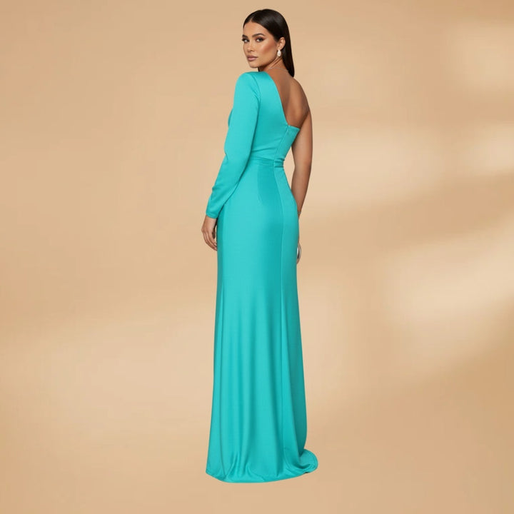 Eva | Vestido de Gala Comprido Mulher Bustier Fenda