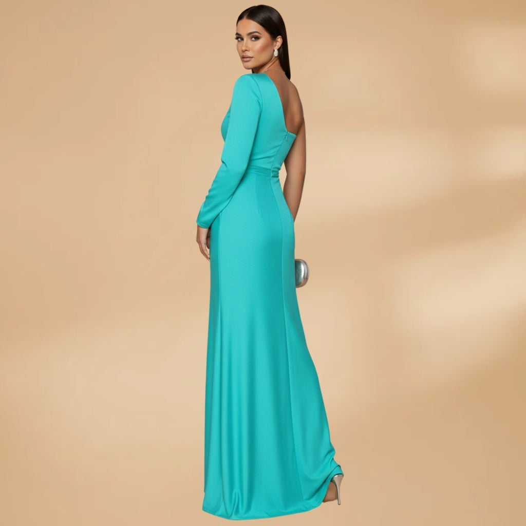 Eva | Vestido de Gala Comprido Mulher Bustier Fenda