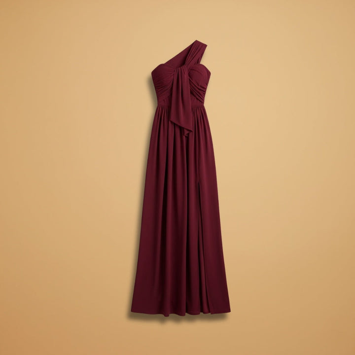 Elsa | Vestido de Gala Uma Alça Mulher Comprido
