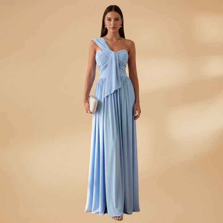 Elsa | Vestido de Gala Uma Alça Mulher Comprido