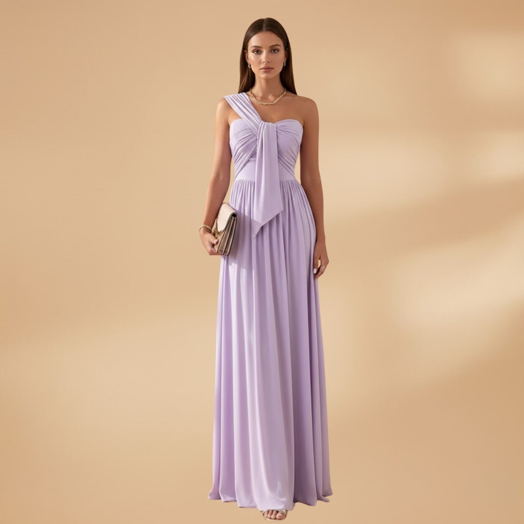 Elsa | Vestido de Gala Uma Alça Mulher Comprido