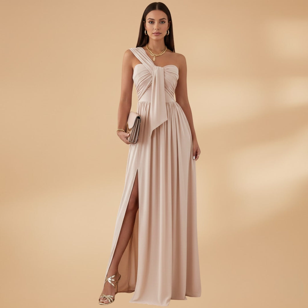 Elsa | Vestido de Gala Uma Alça Mulher Comprido