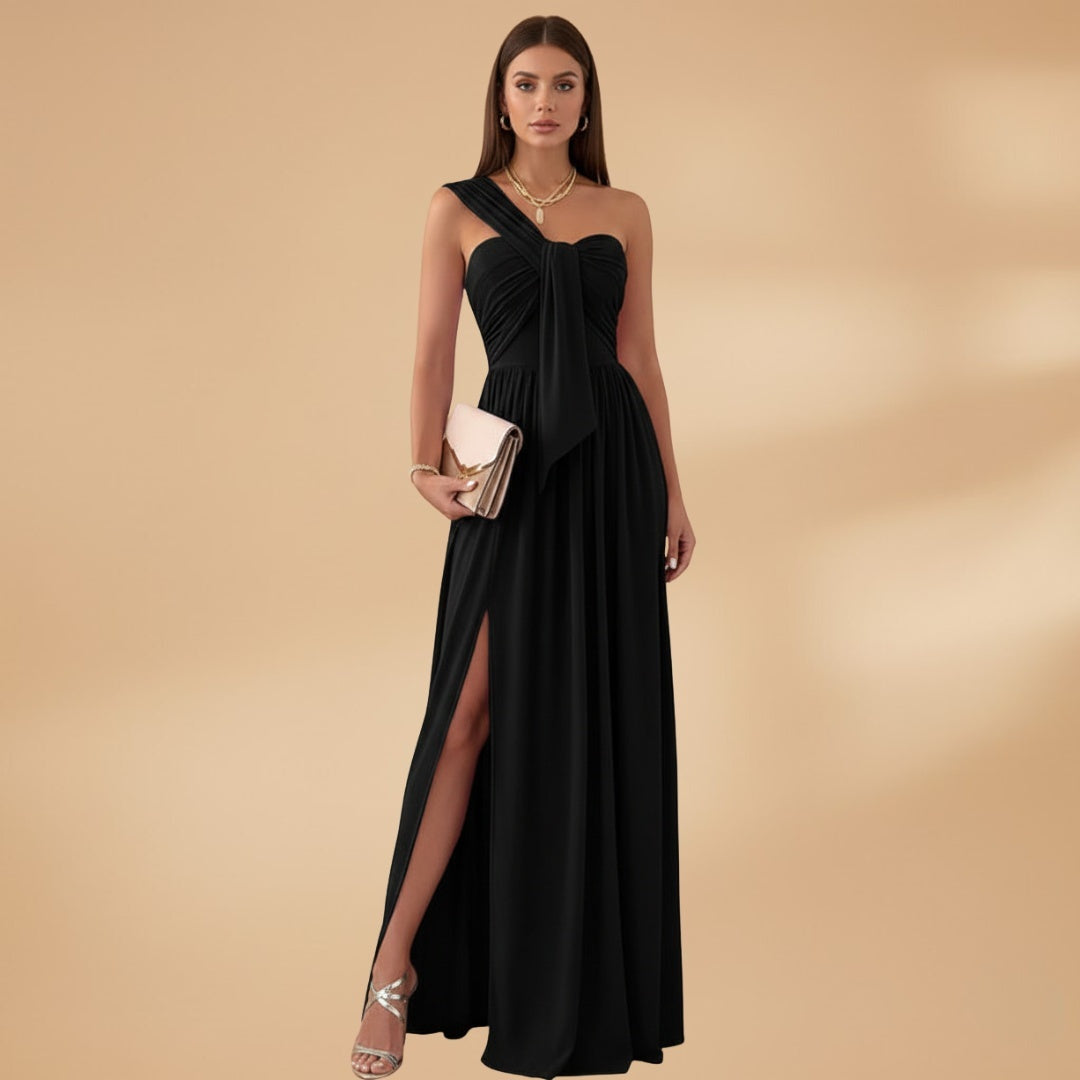 Elsa | Vestido de Gala Uma Alça Mulher Comprido