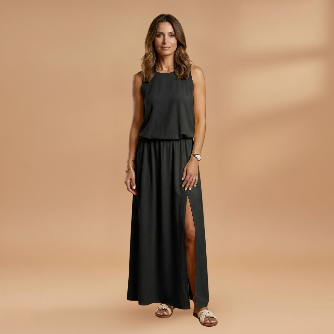 Constança | Vestido Longo de Verão Mulher Sem Mangas