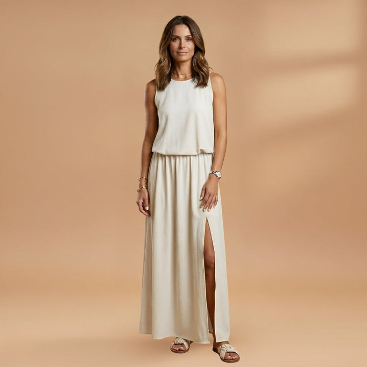 Constança | Vestido Longo de Verão Mulher Sem Mangas