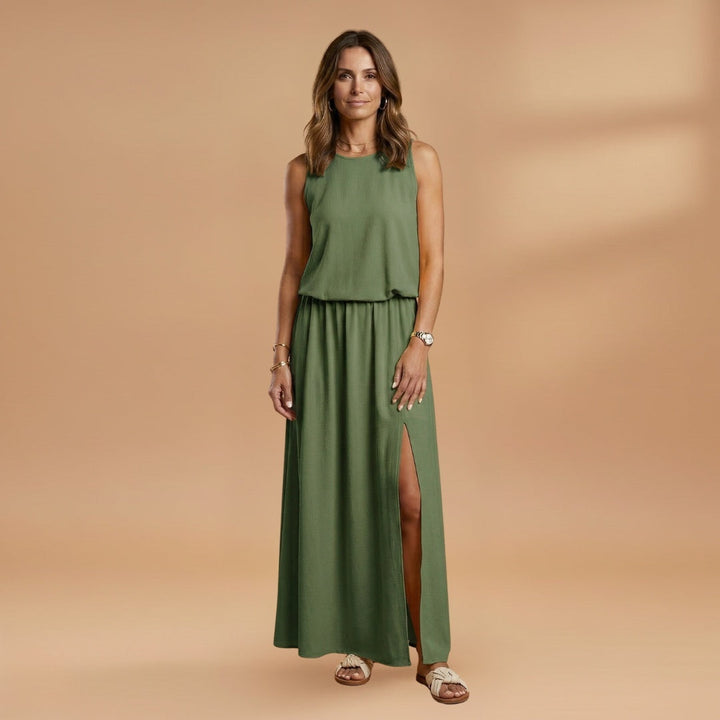 Constança | Vestido Longo de Verão Mulher Sem Mangas
