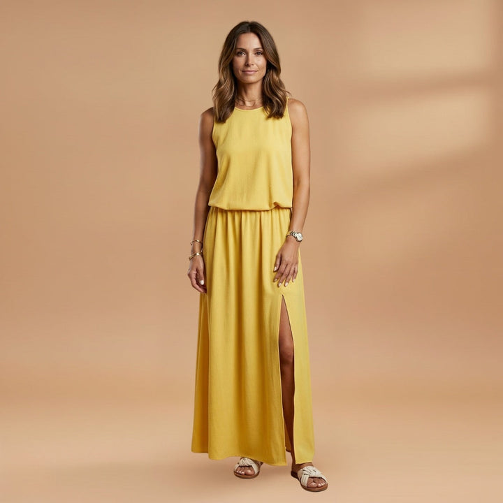 Constança | Vestido Longo de Verão Mulher Sem Mangas