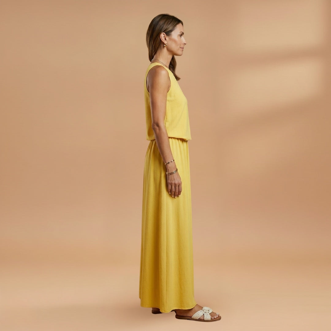 Constança | Vestido Longo de Verão Mulher Sem Mangas
