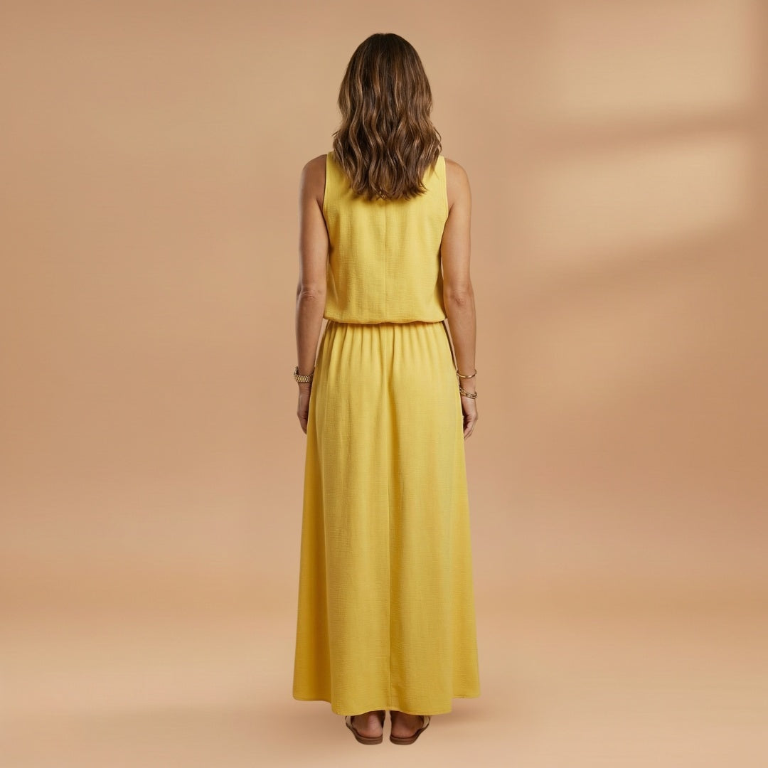 Constança | Vestido Longo de Verão Mulher Sem Mangas