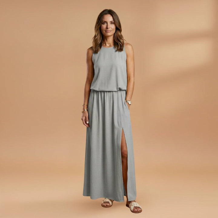 Constança | Vestido Longo de Verão Mulher Sem Mangas