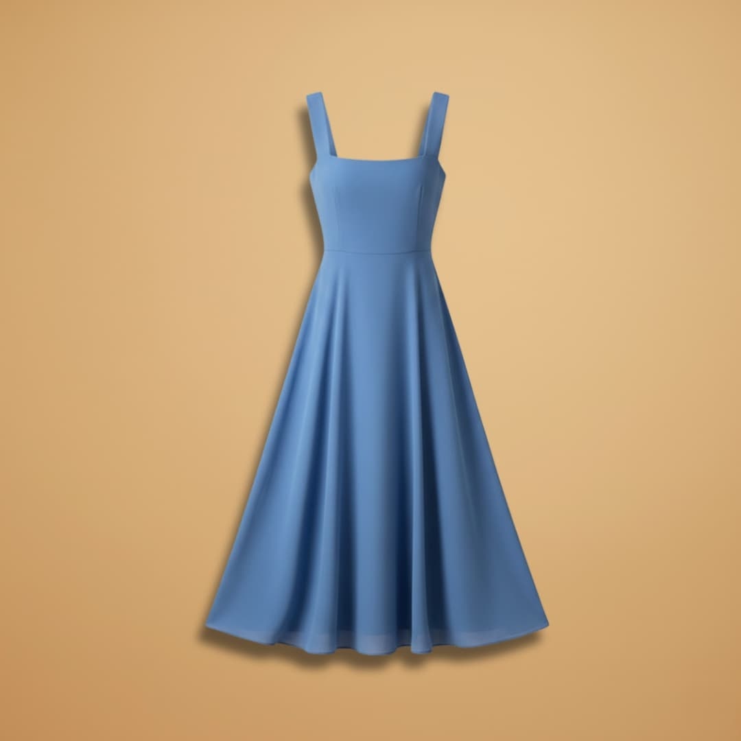 Laura | Vestido Midi Alças Mulher de Festa