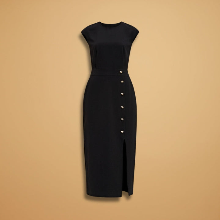 Alexandra | Vestido Midi Camiseiro Mulher Botões