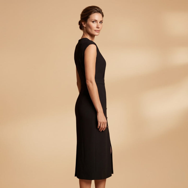 Alexandra | Vestido Midi Camiseiro Mulher Botões