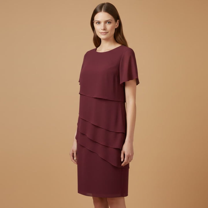Carolina | Vestido Midi de Festa Mulher Drapeado