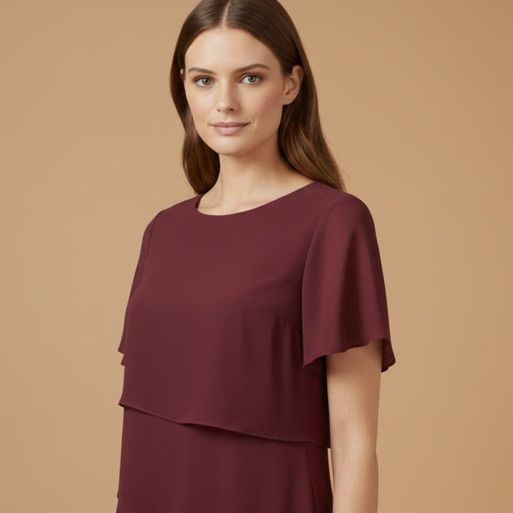 Carolina | Vestido Midi de Festa Mulher Drapeado