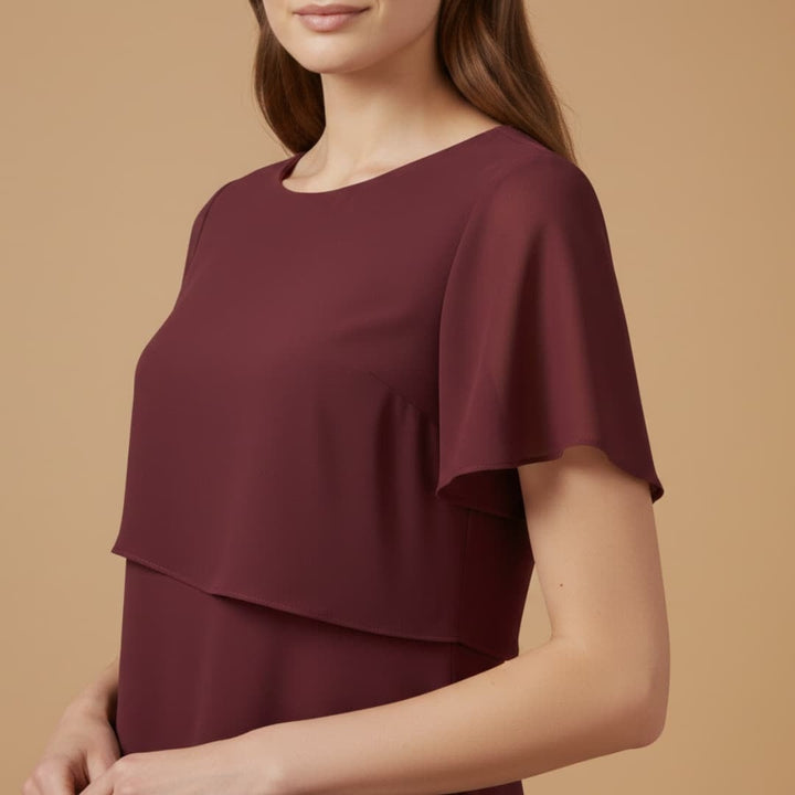 Carolina | Vestido Midi de Festa Mulher Drapeado