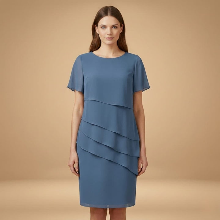 Carolina | Vestido Midi de Festa Mulher Drapeado
