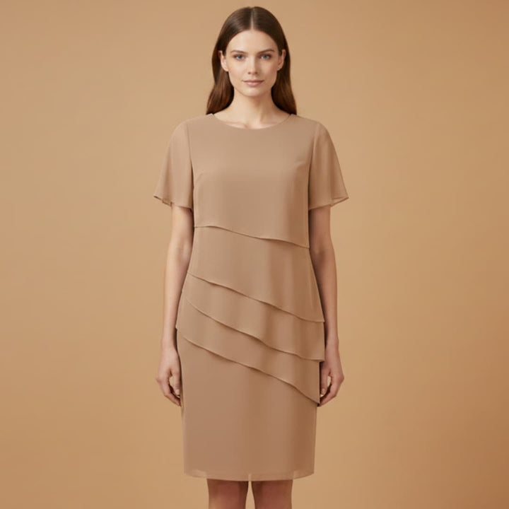 Carolina | Vestido Midi de Festa Mulher Drapeado