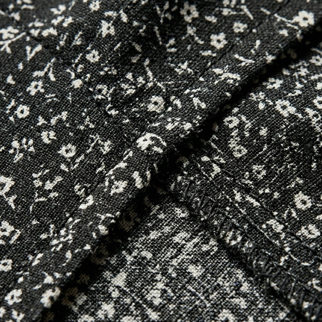 Filipa | Vestido Midi Estampado Mulher Decote V Botões