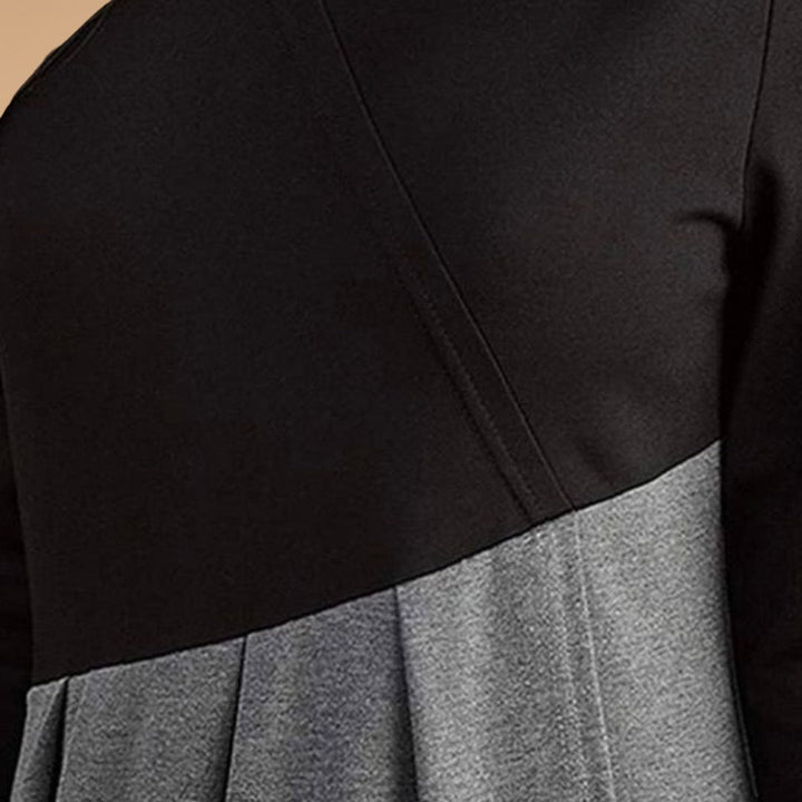 Bruna | Vestido Midi Plissado Mulher Manga Comprida