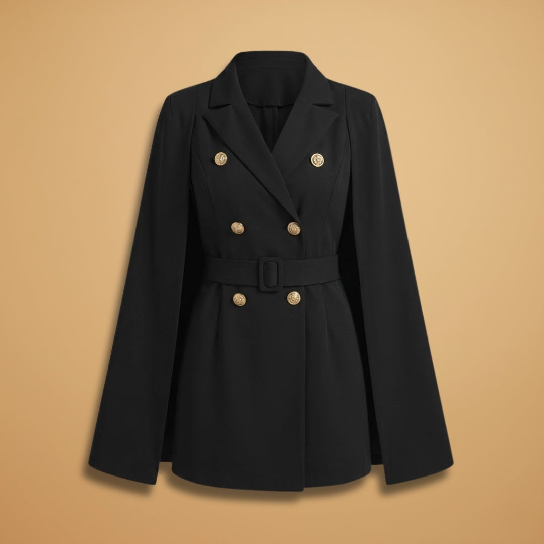 Carolina | Vestido Mini Blazer Mulher Cinto Dupla Abotoadura