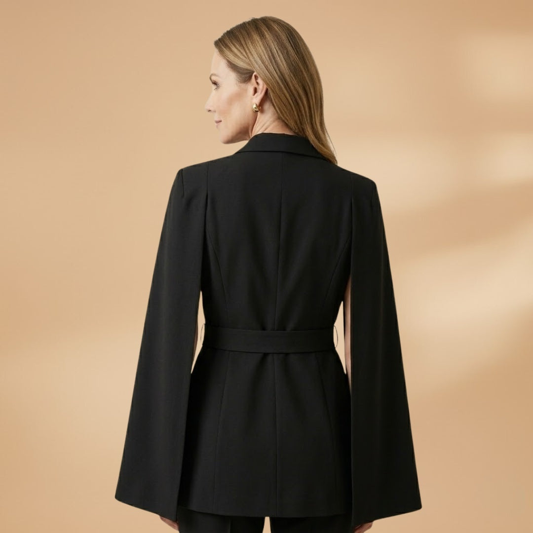 Carolina | Vestido Mini Blazer Mulher Cinto Dupla Abotoadura