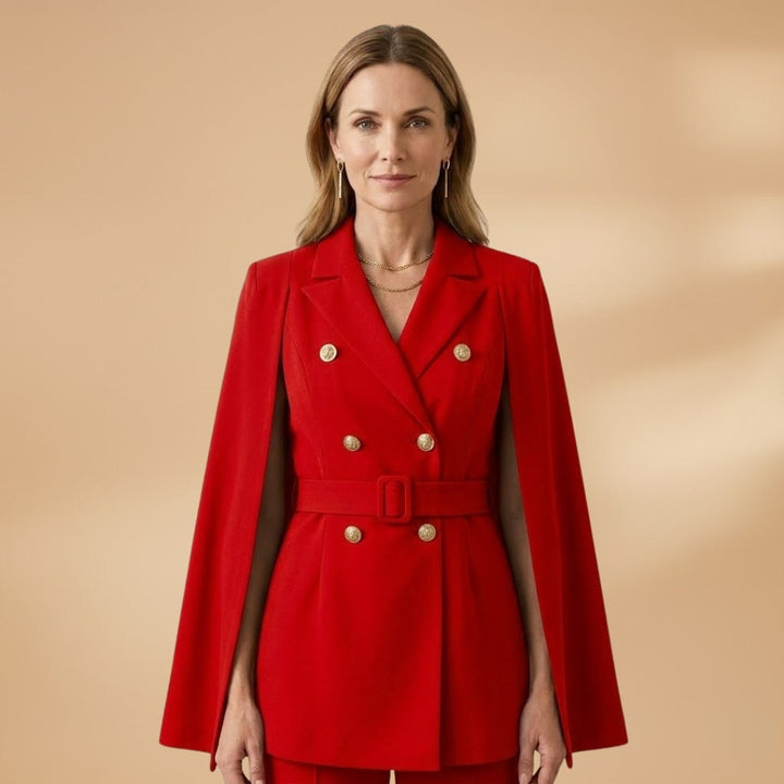 Carolina | Vestido Mini Blazer Mulher Cinto Dupla Abotoadura