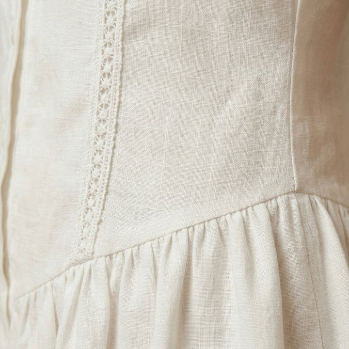 Elisabete | Vestido Mini Camiseiro Mulher Sem Mangas