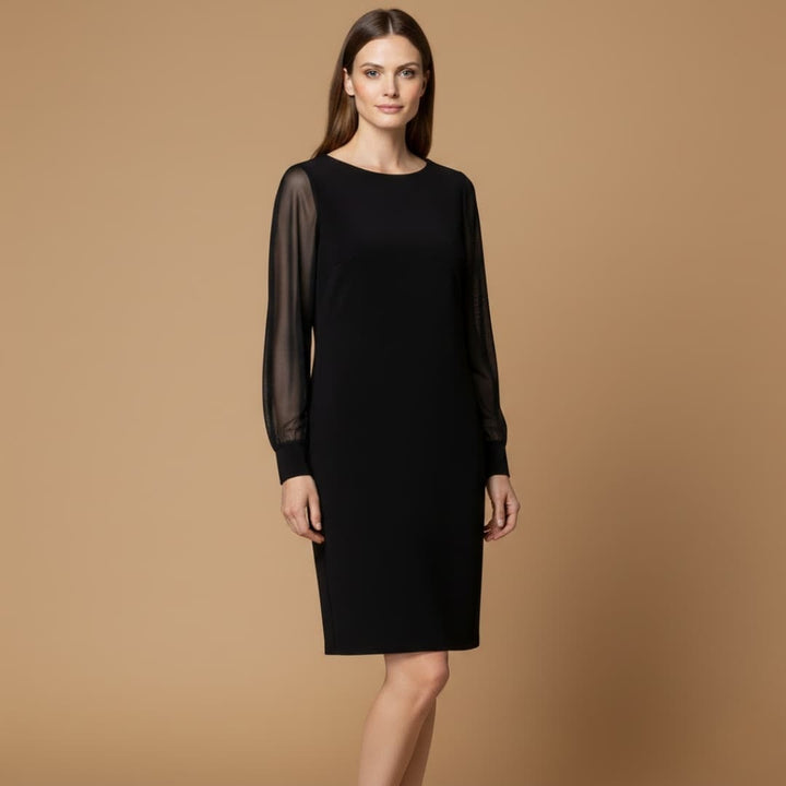 Mariana | Vestido Mini Manga Comprida Mulher Transparente