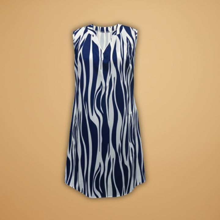 Amélia | Vestido Mini Sem Mangas Mulher Estampado