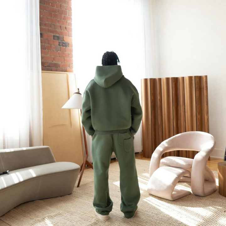 Vicente | Conjunto Desportivo Homem Oversize com Capuz