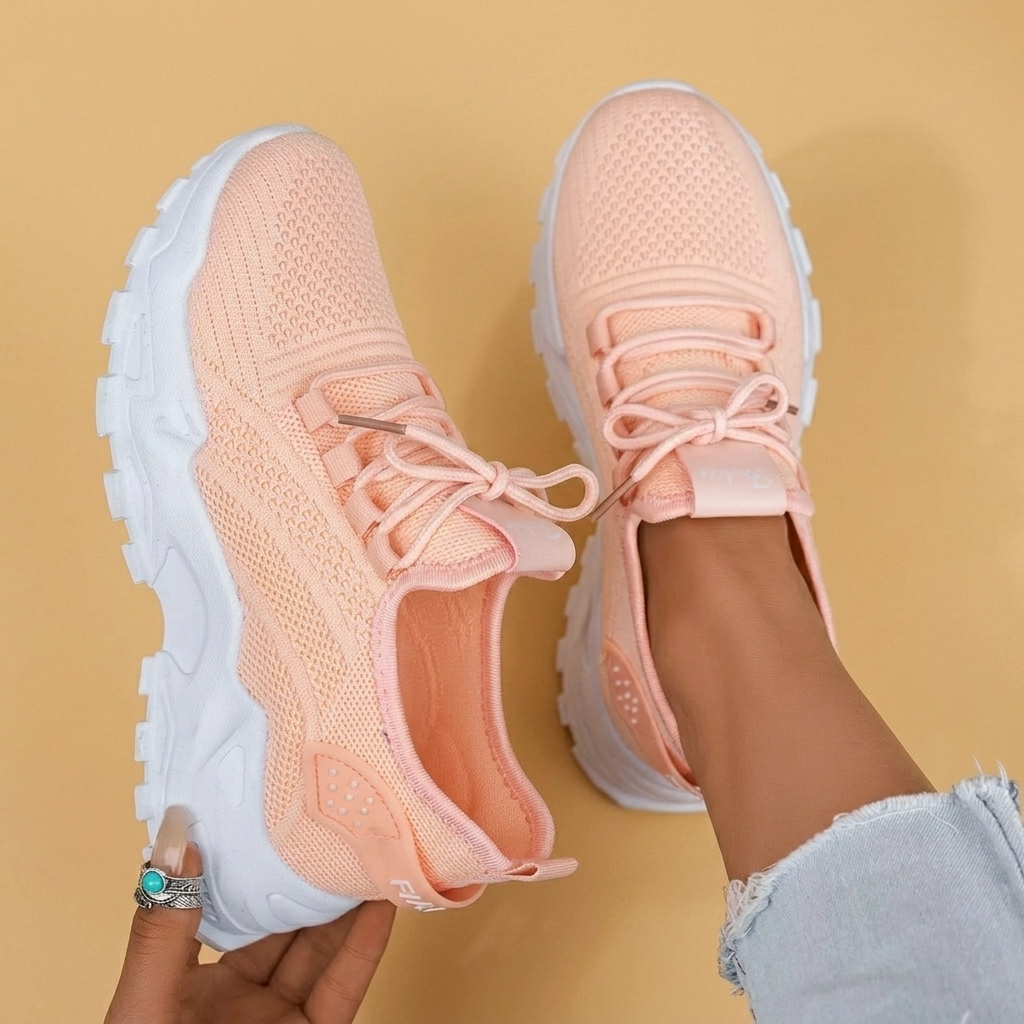 Violeta | Sapatilhas Running Mulher Respiráveis Sola Absorvente